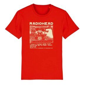 Radiohead Red T Shirt